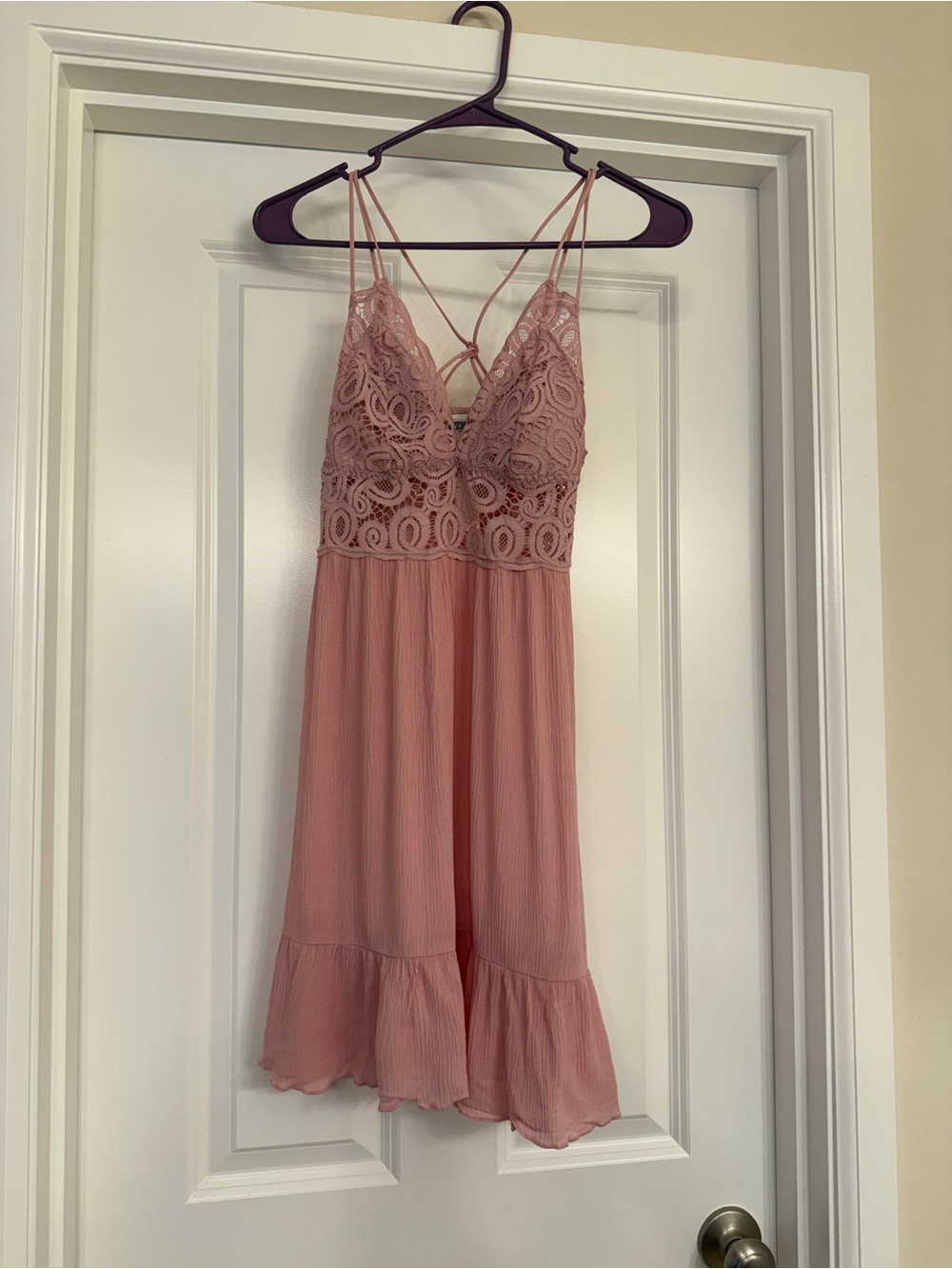 VS PINK Lace Bodice Pink  Dress